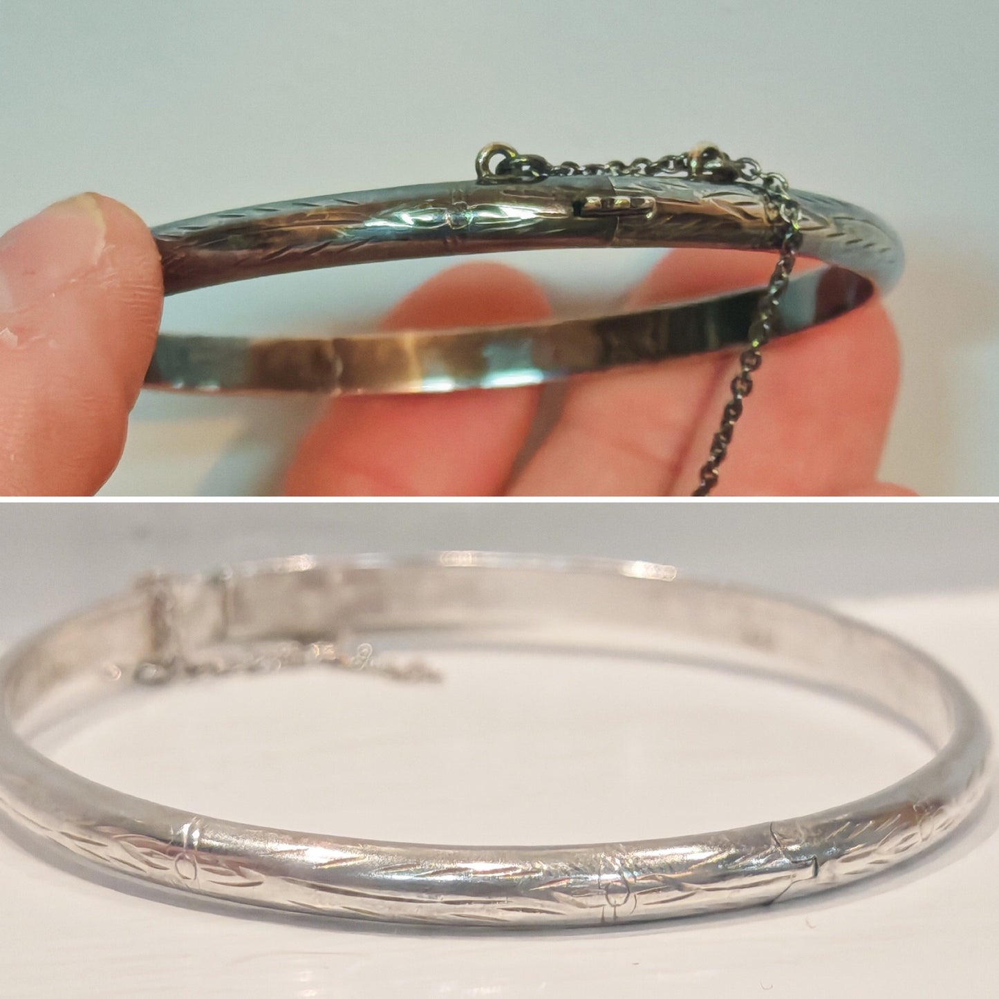 Polishing and cleaning jewellery (sterling silver)
