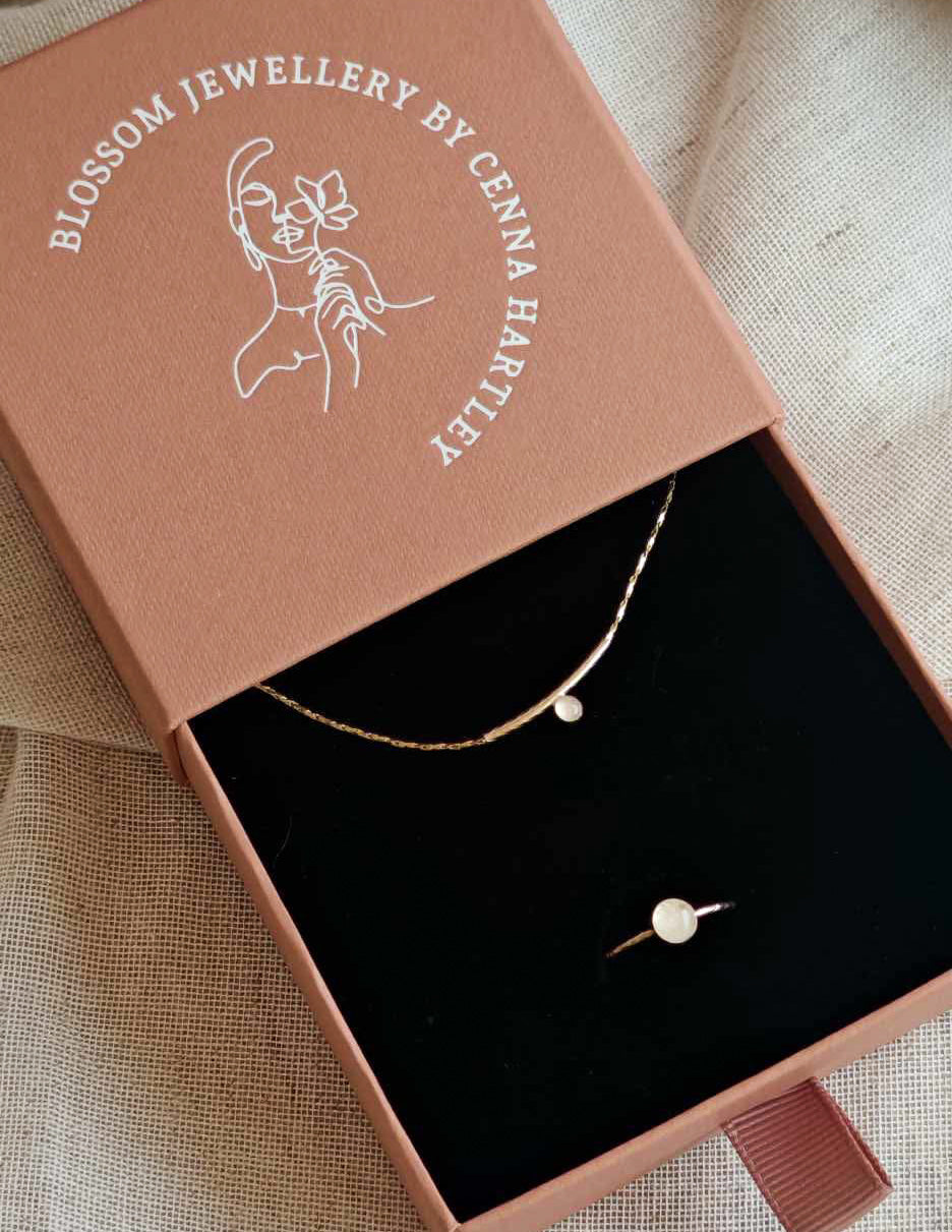 Birthstone tube 14k Goldfilled necklace