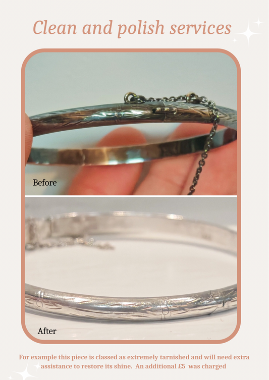 Polishing and cleaning jewellery (sterling silver)