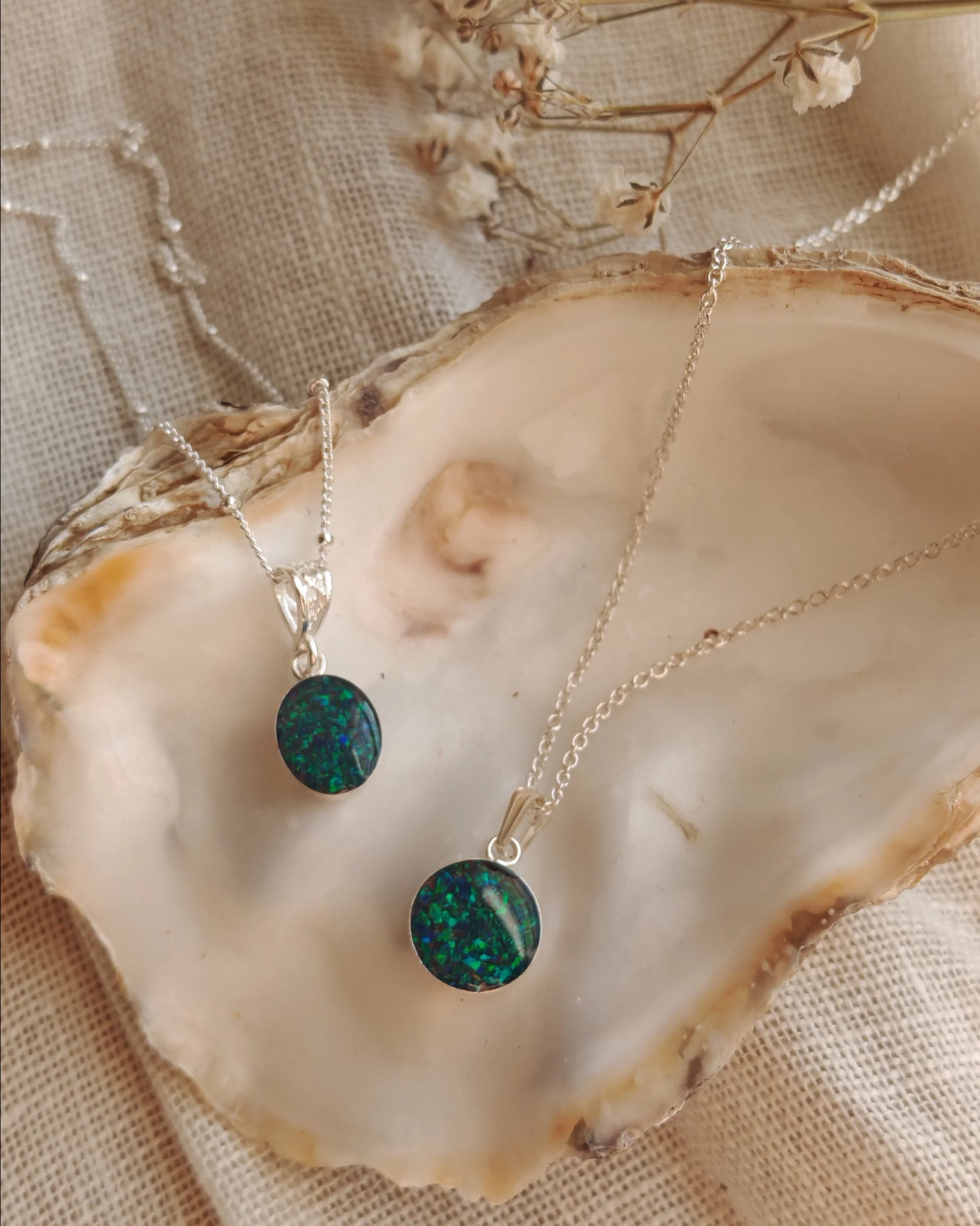 The crushed opal - The match maker necklace.