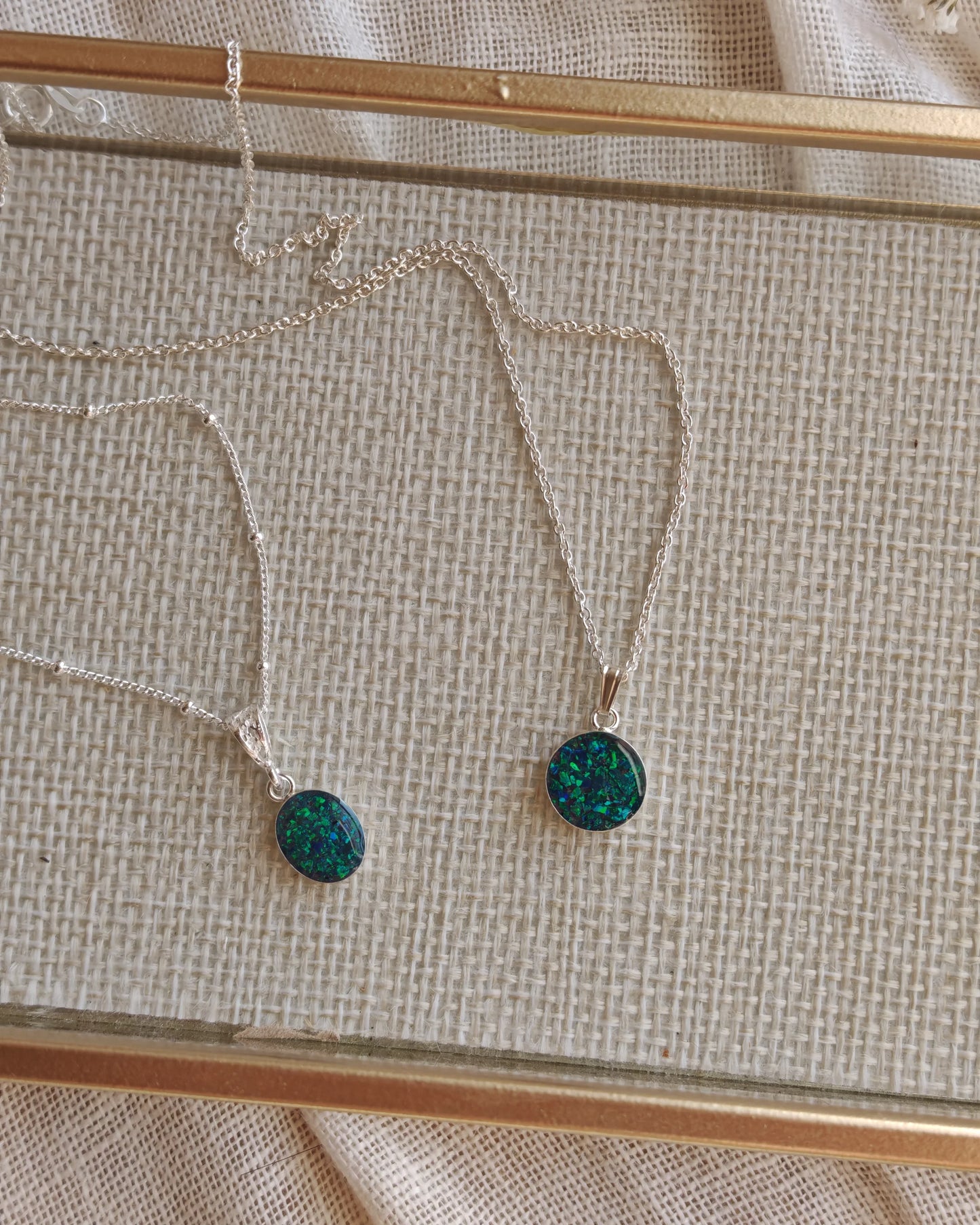 The crushed opal - The match maker necklace.