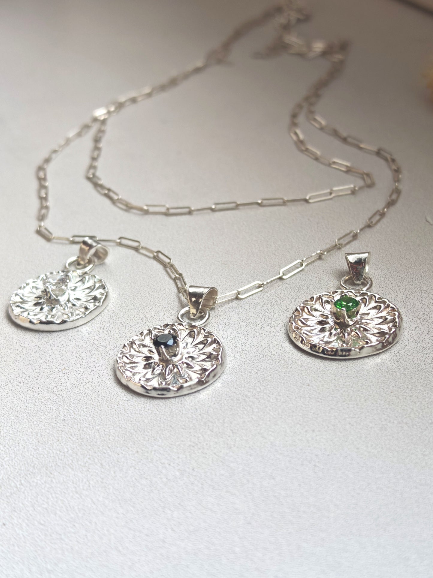 Double chain Aurora necklace