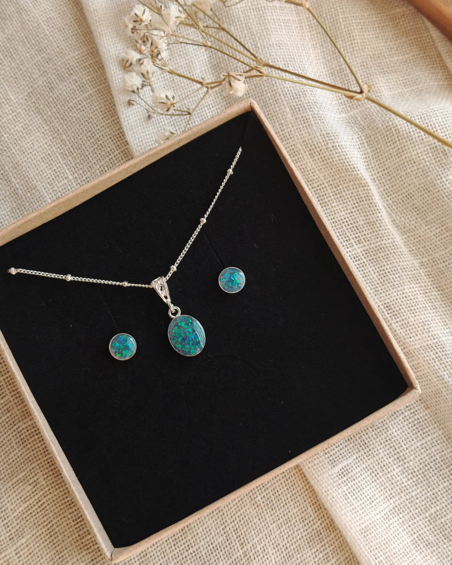 The crushed opal - The match maker necklace.